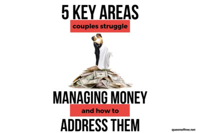 Face it: Couples Struggle with Money. Discover 5 key areas where you can grow in the ways you manage money TOGETHER in your marriage.