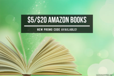 For a limited time, get $5 off $20 book purchases. Use this Amazon Book Coupon Promo Code to score a great deal now, friends!