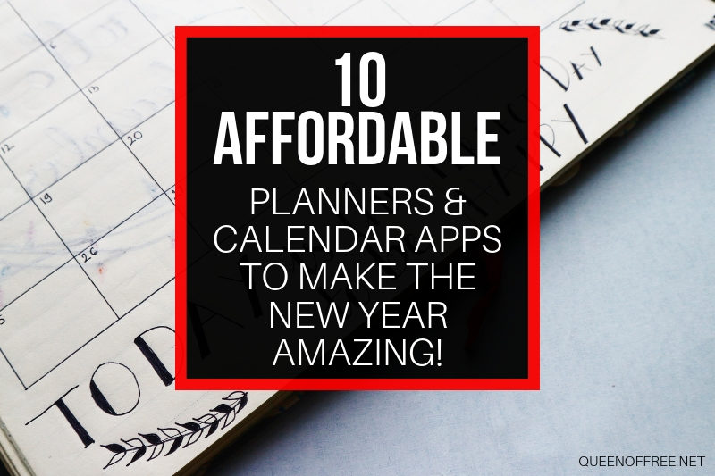 10 Affordable Planners & Calendar Apps for Your New Year