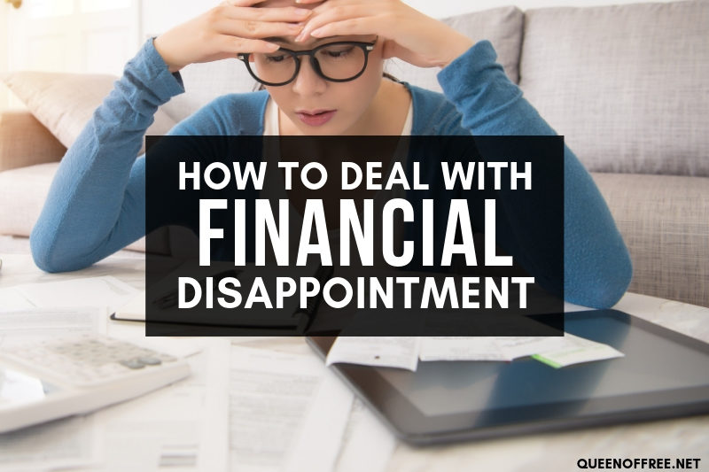 How to Deal With Financial Disappointment