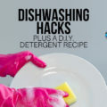 WHAT? This D.I.Y. Dishwasher Detergent lasts for years. Plus, these simple hacks keep you from spending too much money, too!