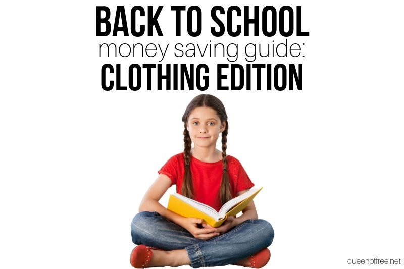 Quit overspending! Your Back to School Clothes Shopping Guide contains the coupons, deals, and strategies you need to save!