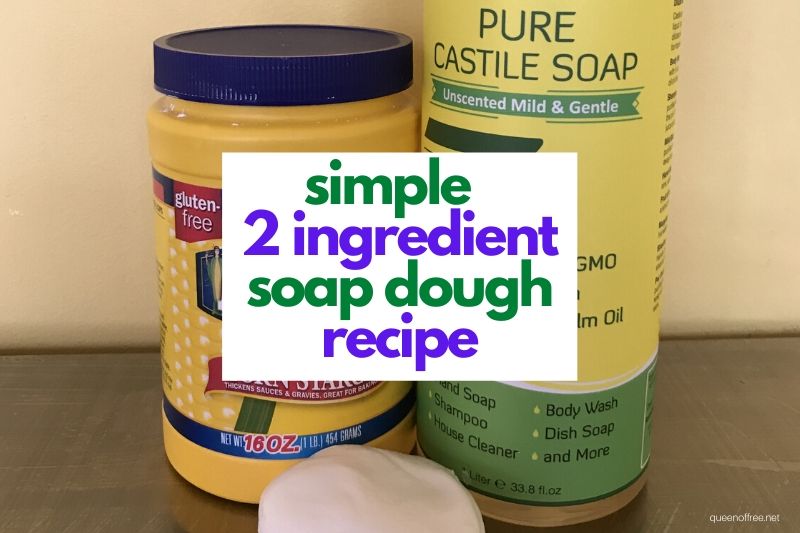 Simple 2 Ingredient D.I.Y. Soap Dough Recipe
