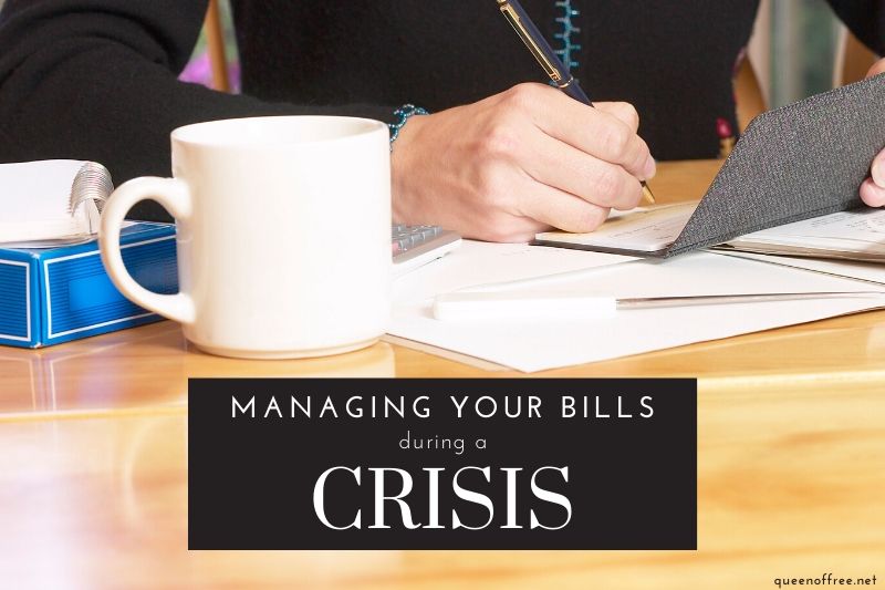 Managing Bills During Times of Crisis