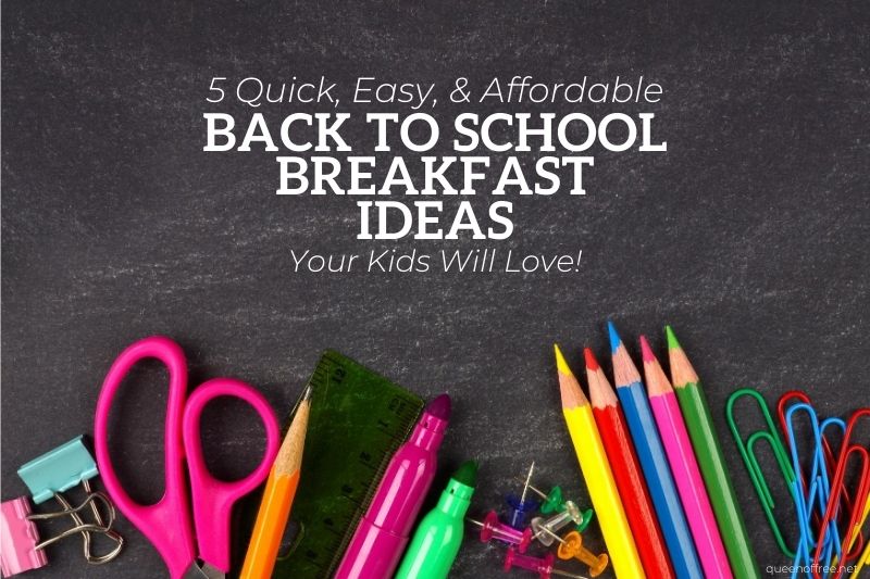 Check out these simple Back to School Breakfast Ideas both you and your kids will LOVE. P.S. They're affordable, easy, and even healthy, too!