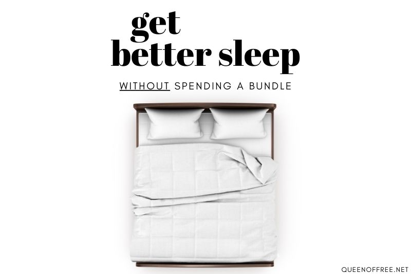 You don't need to buy a new mattress! Get better sleep tonight with these cheap and FREE ideas to give you a good night's rest.
