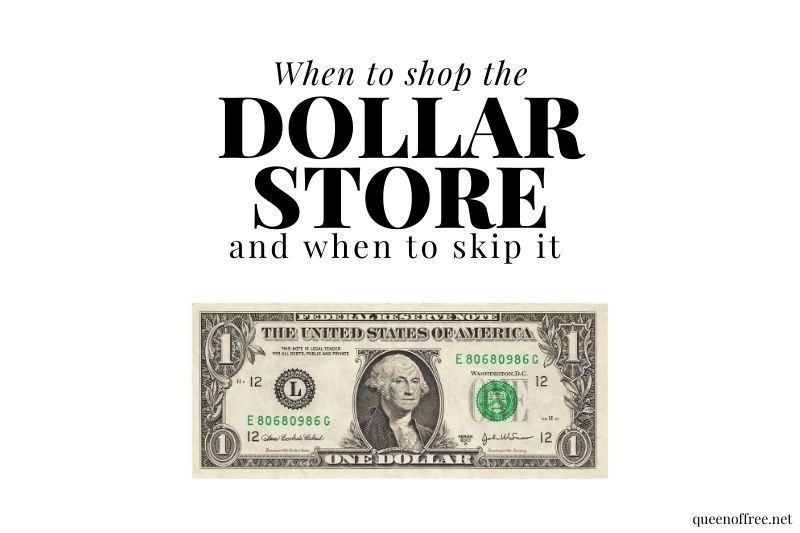 When to Shop the Dollar Store (and When to Skip It)