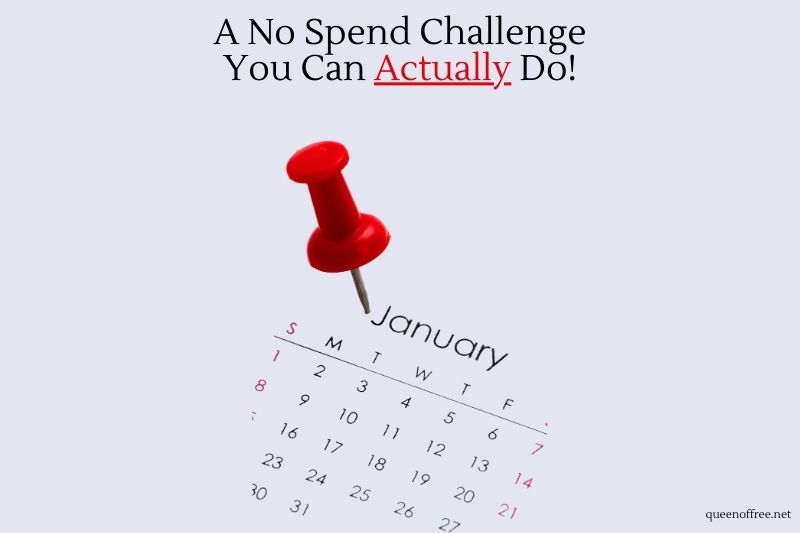A No Spend Challenge You Can Actually Do!