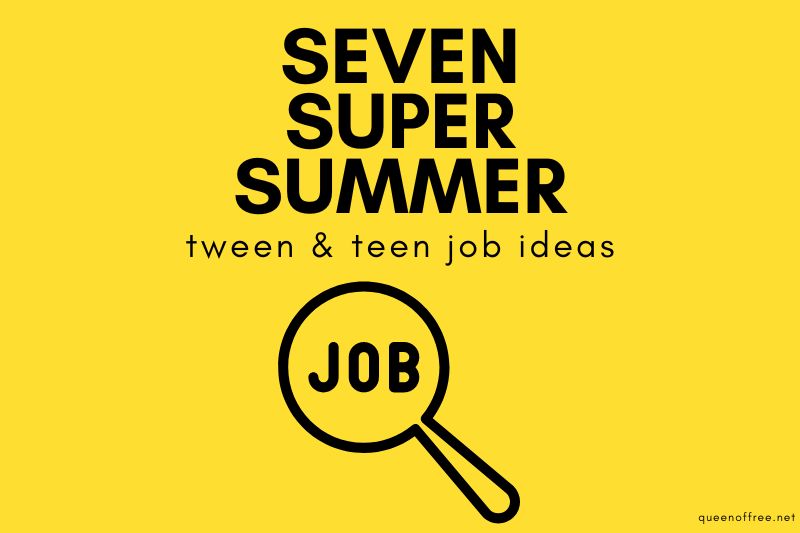 Summer can be an excellent time for your kids to pick up some extra work. These teen summer job ideas are a great place to start!